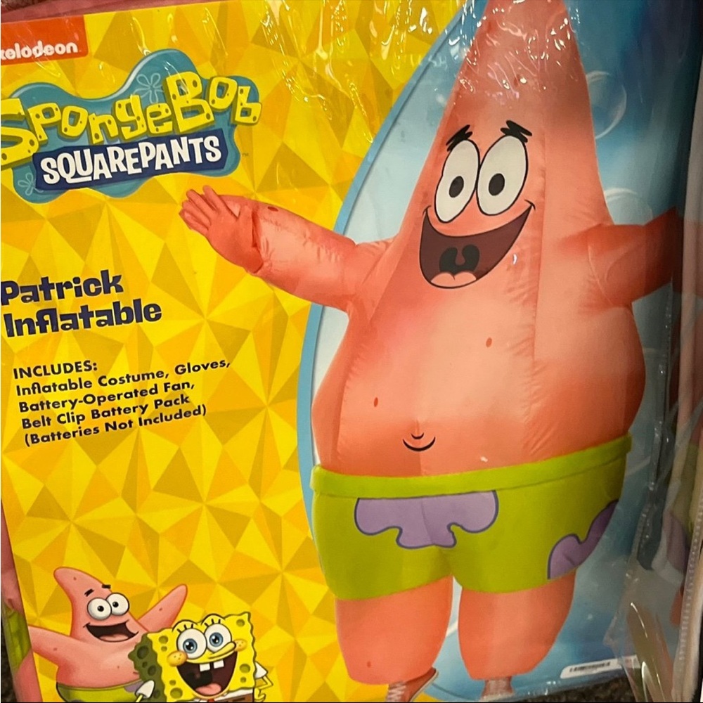 Patrick Inflatable Halloween Costume Adult New